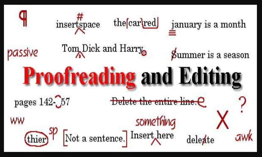 Proofreading & Editing