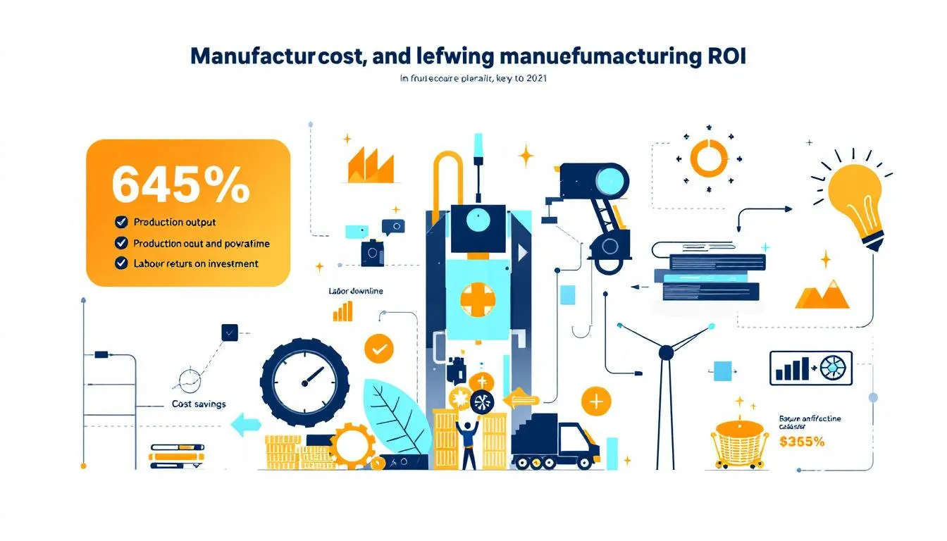 Challenges in measuring manufacturing ROI and operational costs.