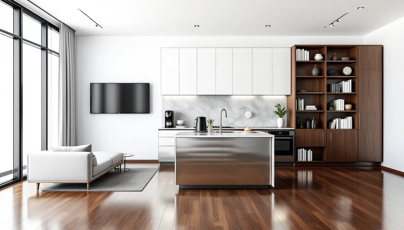 A newly cleaned apartment ready for move-in, showcasing the effectiveness of move-in deep cleaning services.