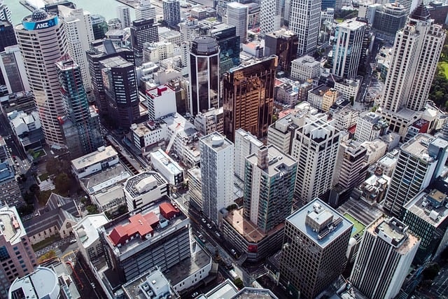 city, skyscrapers, buildings