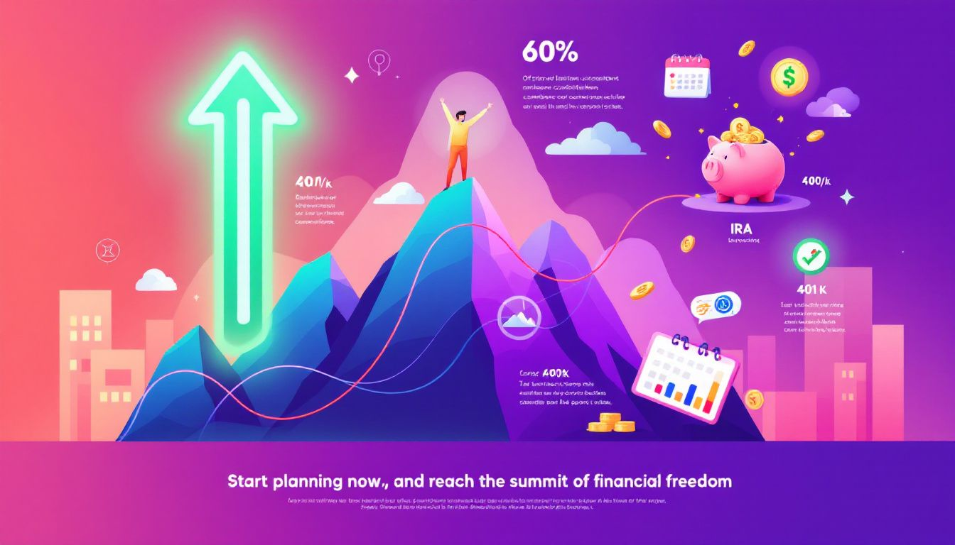 A diagram showing the benefits of optimizing retirement account contributions.