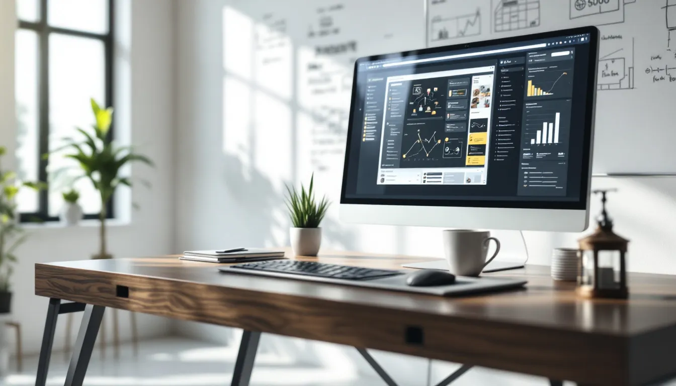 The image depicts a diverse group of senior executives engaged in a strategic marketing meeting, showcasing leadership skills and collaboration. Among them are a chief marketing officer and a chief executive officer, discussing business growth and revenue strategies while reviewing executive resumes and key achievements.