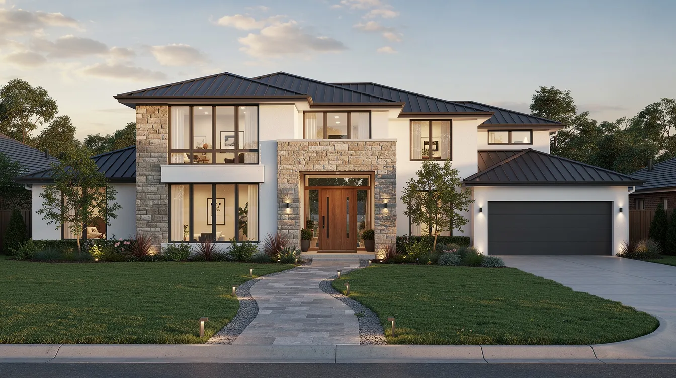 The image depicts a large, elegant house surrounded by a well-maintained garden, showcasing its grandeur and spaciousness. This residence may serve as a primary home or a trust asset, potentially influencing estate planning and income tax considerations for its owners.