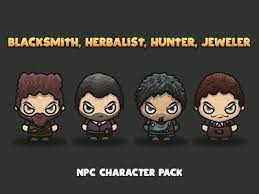 Free NPC Character Pack by 2D Game Assets on Dribbble