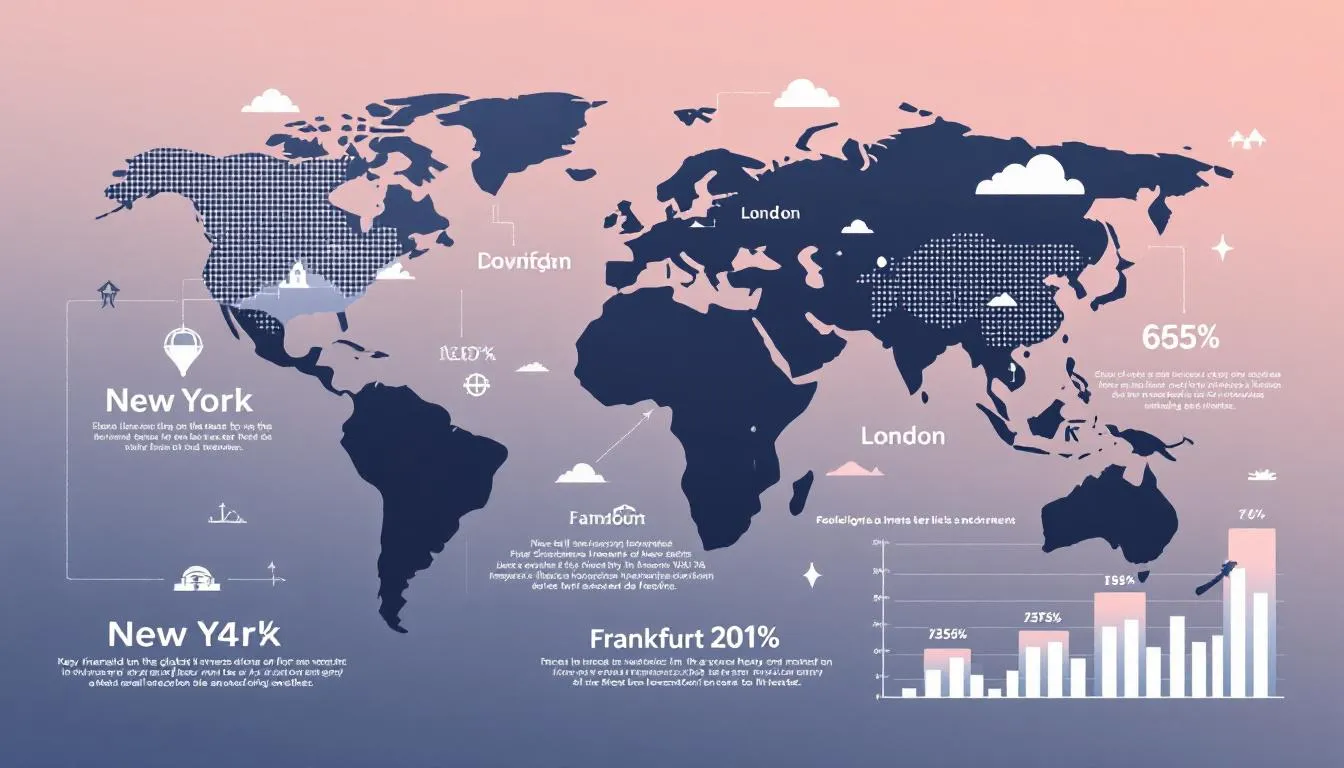 Populära marknader för utländska investmentbolag, inklusive USA och Europa.