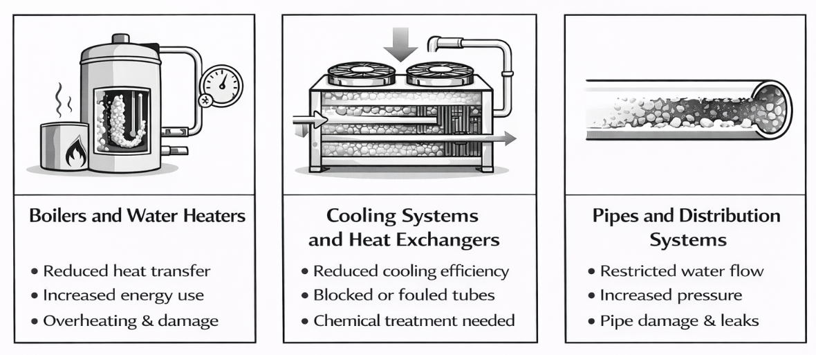 How Hard Water Affects Equipment