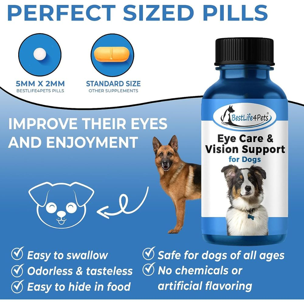 BestLife4Pets Eye Care and Vision Support Dog Supplement
