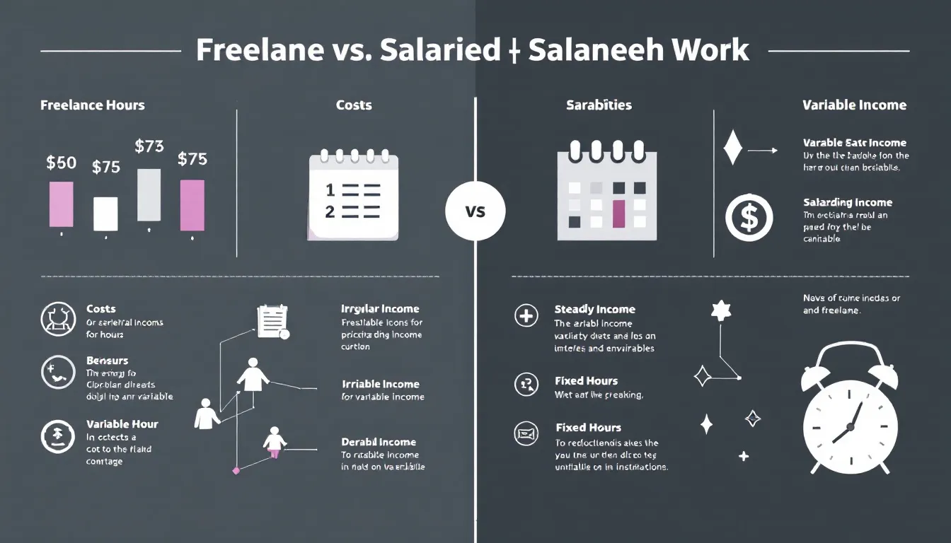 Comparaison des coûts entre un freelance et un salarié.