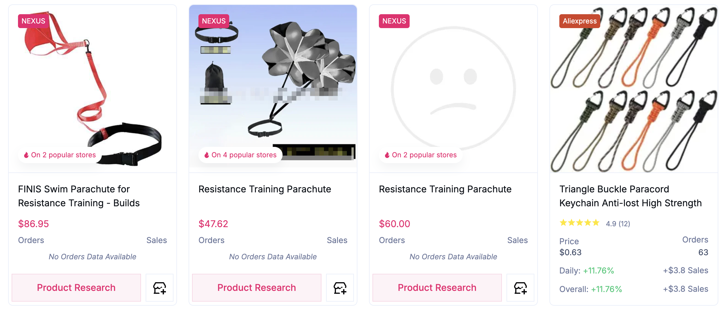 Parachute Resistance Running Trainers