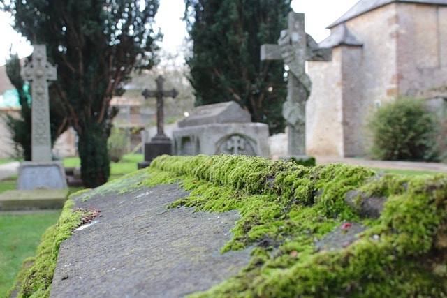 graveyard, cemetery, gravestone