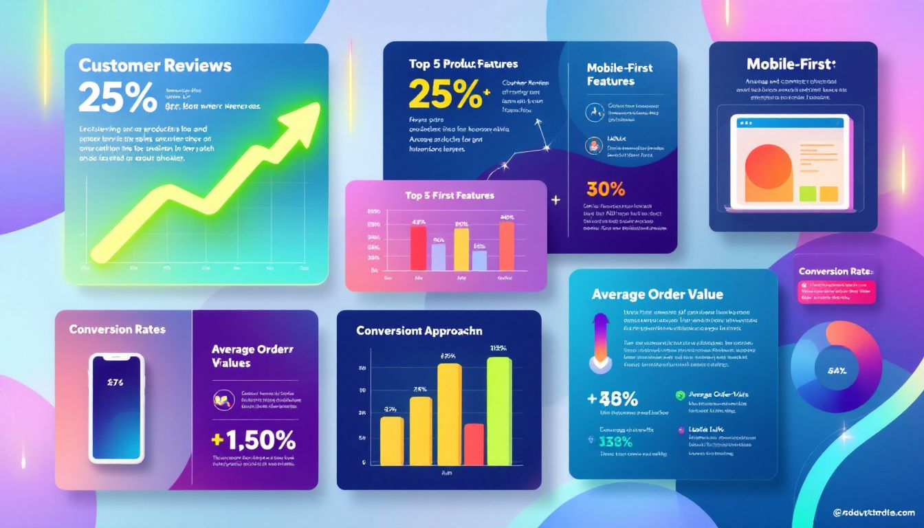 A collage of product reviews and comparisons relevant to ecommerce blogs.