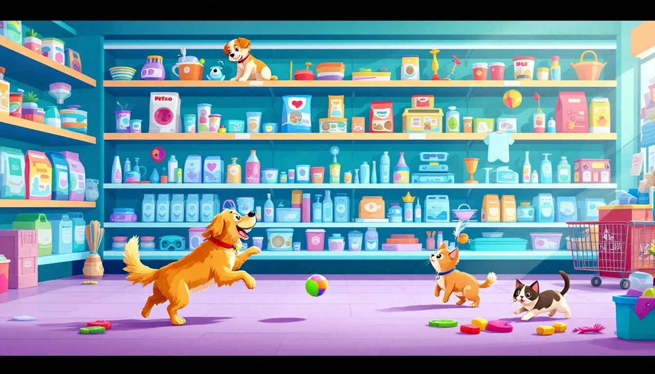 A wide selection of pet supplies available at Petco.