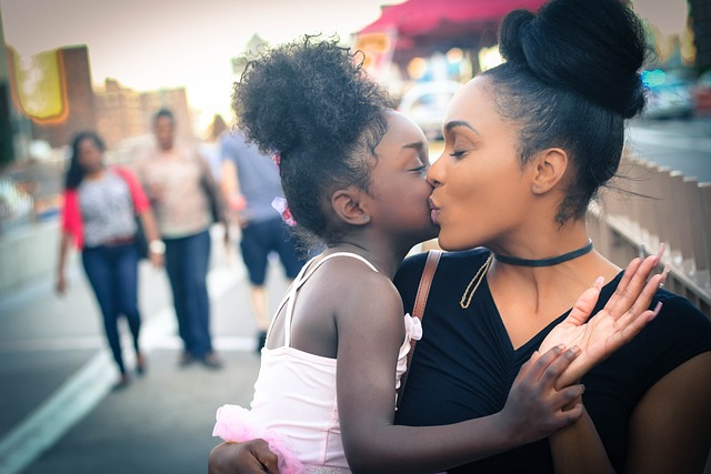 girl, mother, daughter