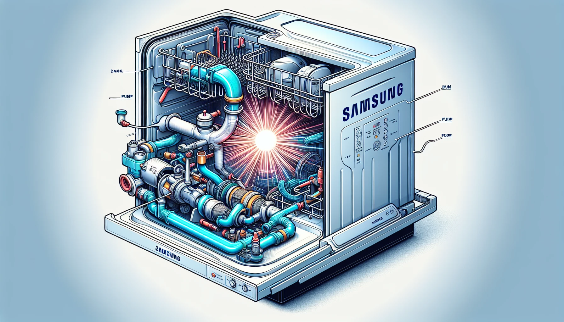 Inspecting and Cleaning Key Components of Samsung Dishwasher
