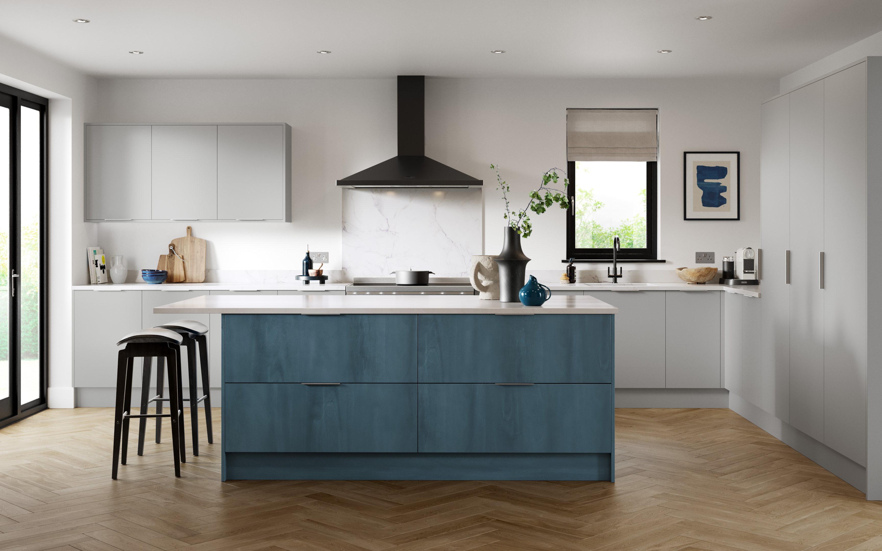 Modern grey styles for kitchens