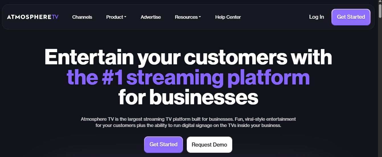 8 Best Digital Signage Reviews 6 atmosphere tv best for channel bundles & ambient ads