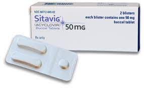 Sitavig (acyclovir), 50mg Muco-Adhesive Buccal Tablets