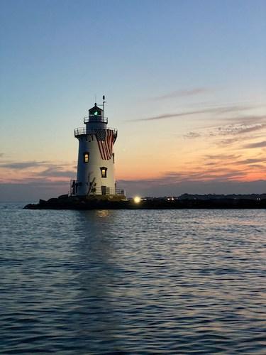 One of the many charming lighthouses throughout the New England states (this one's in Connecticut)