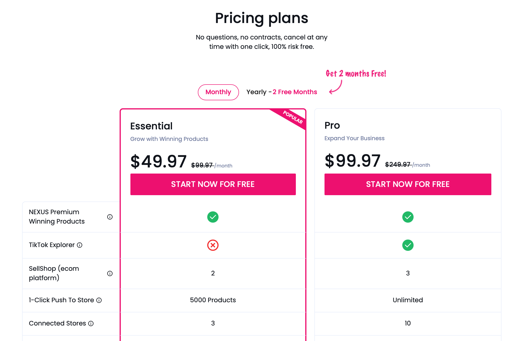 tiktok spy tool - pricing plans 