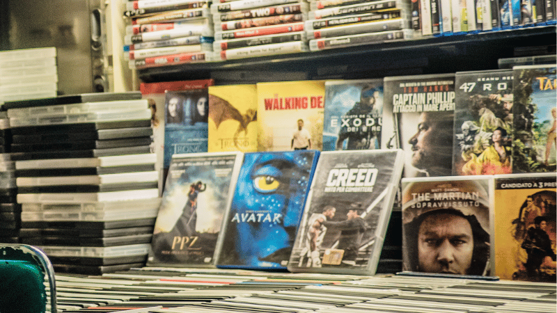 dvds at bookstore