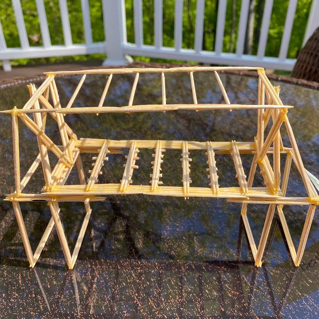 toothpick bridge designs for school projects