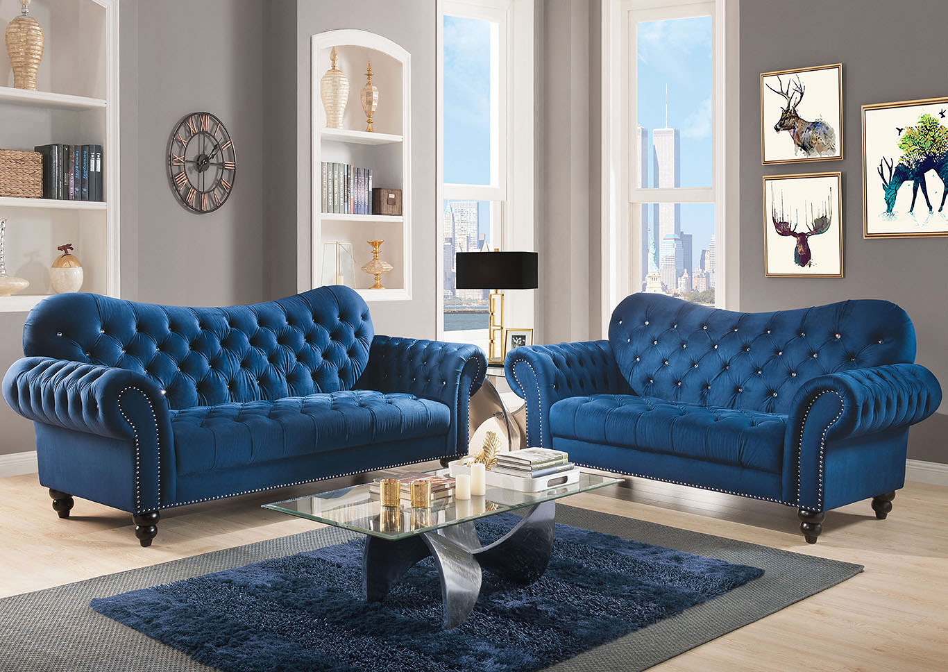 Navy Blue Furniture