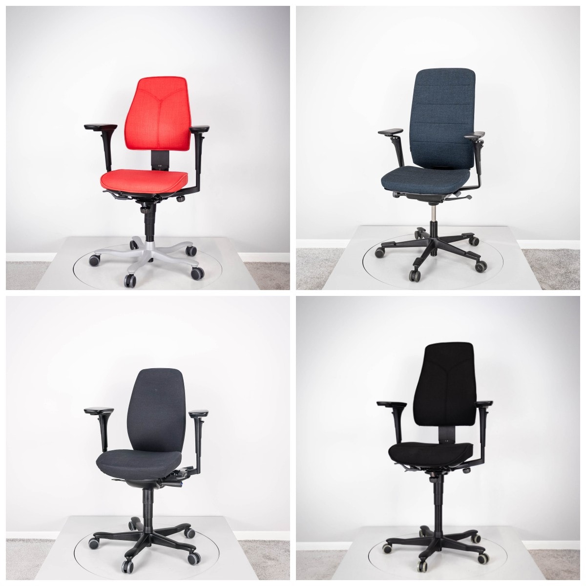 Free Float vs Synchrone – który mechanizm w fotelach Kinnarps wybrać? 5 Modele Kinnarps 6000 / Capella / 9000 / 8000. Źródło: Brastech