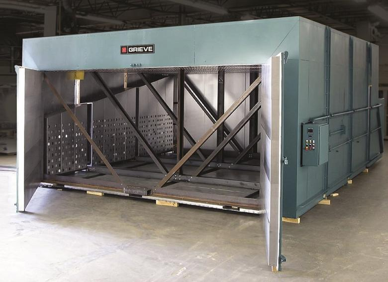 Curing metal coatings with Grieve Corporation's heat processing equipment