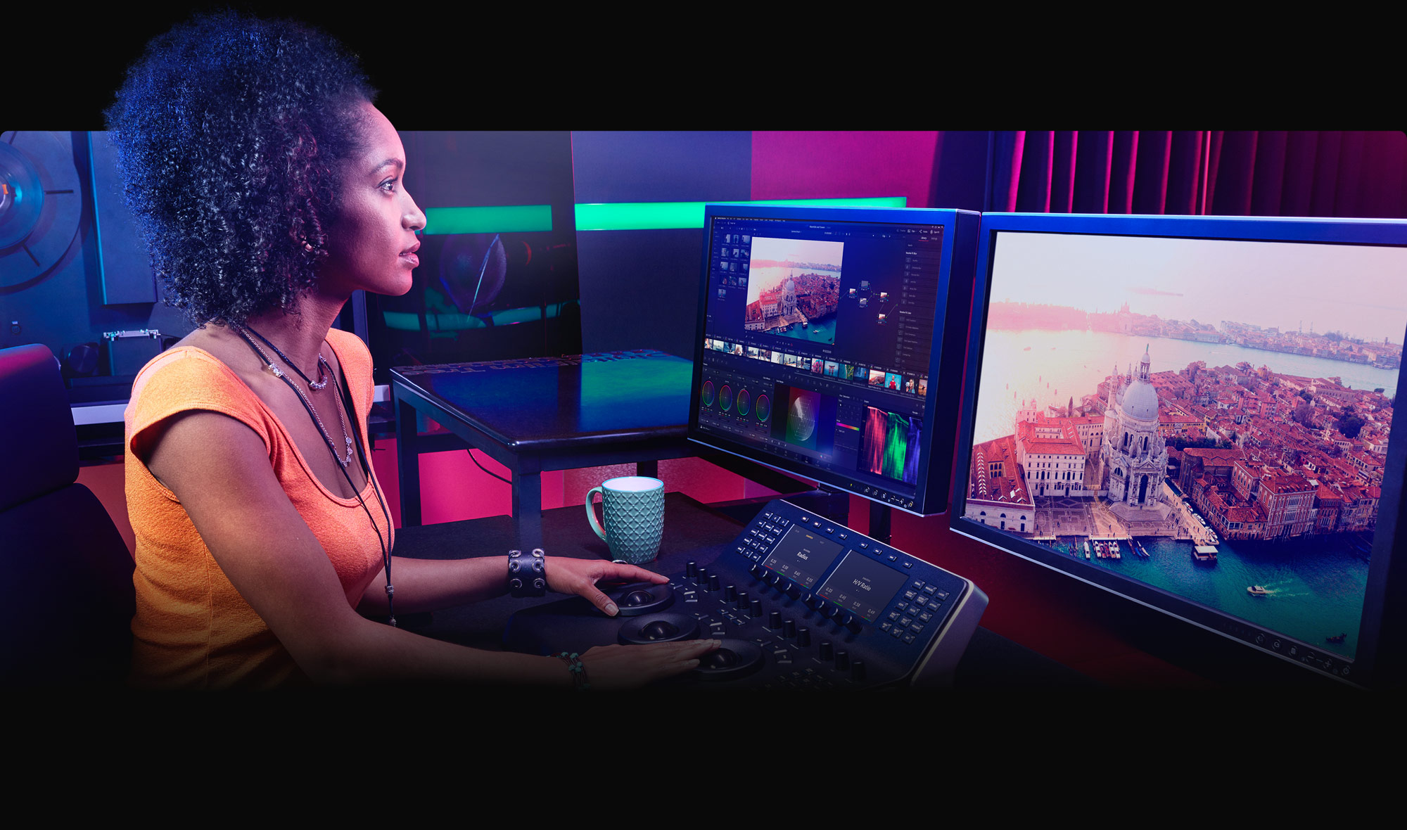 A screenshot of DaVinci Resolve, one of the best video editing tools available in the market.