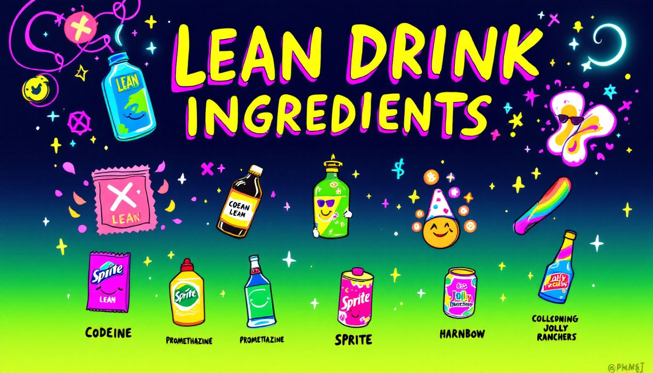 Ingredients commonly found in lean drinks.