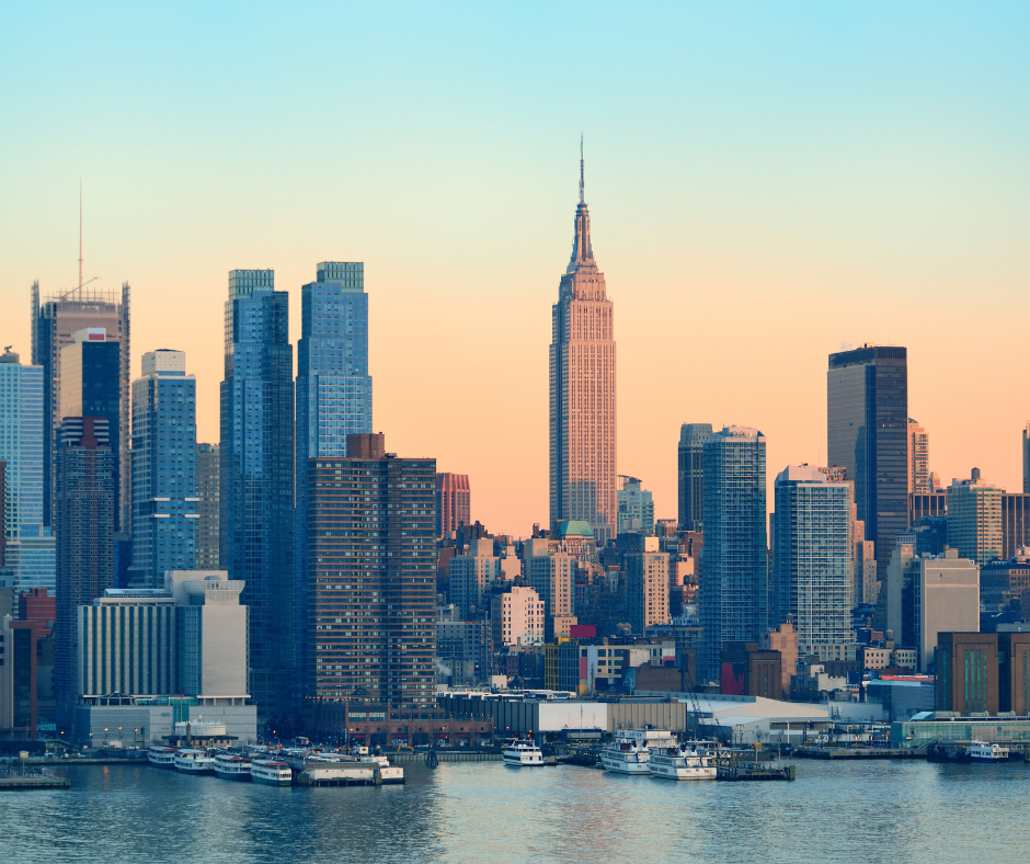 An iconic view of New York City, perfect for exploring the city.