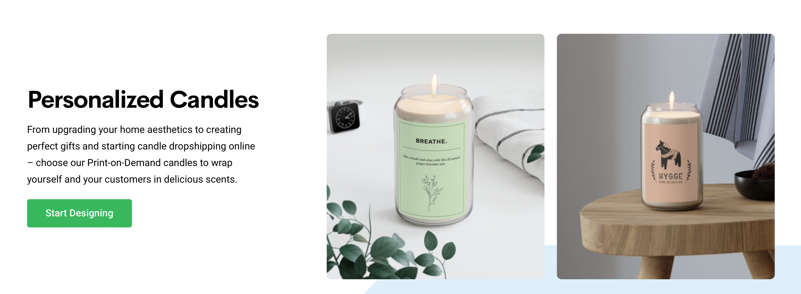 dropshipping candles - Printify