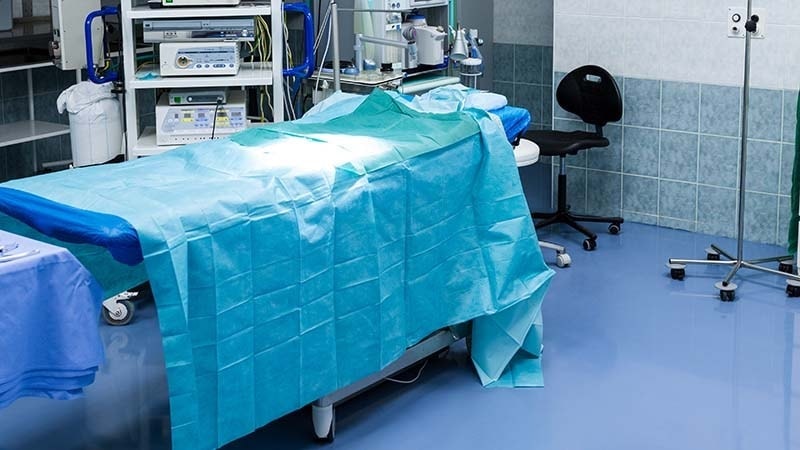 Operating room in a hospital