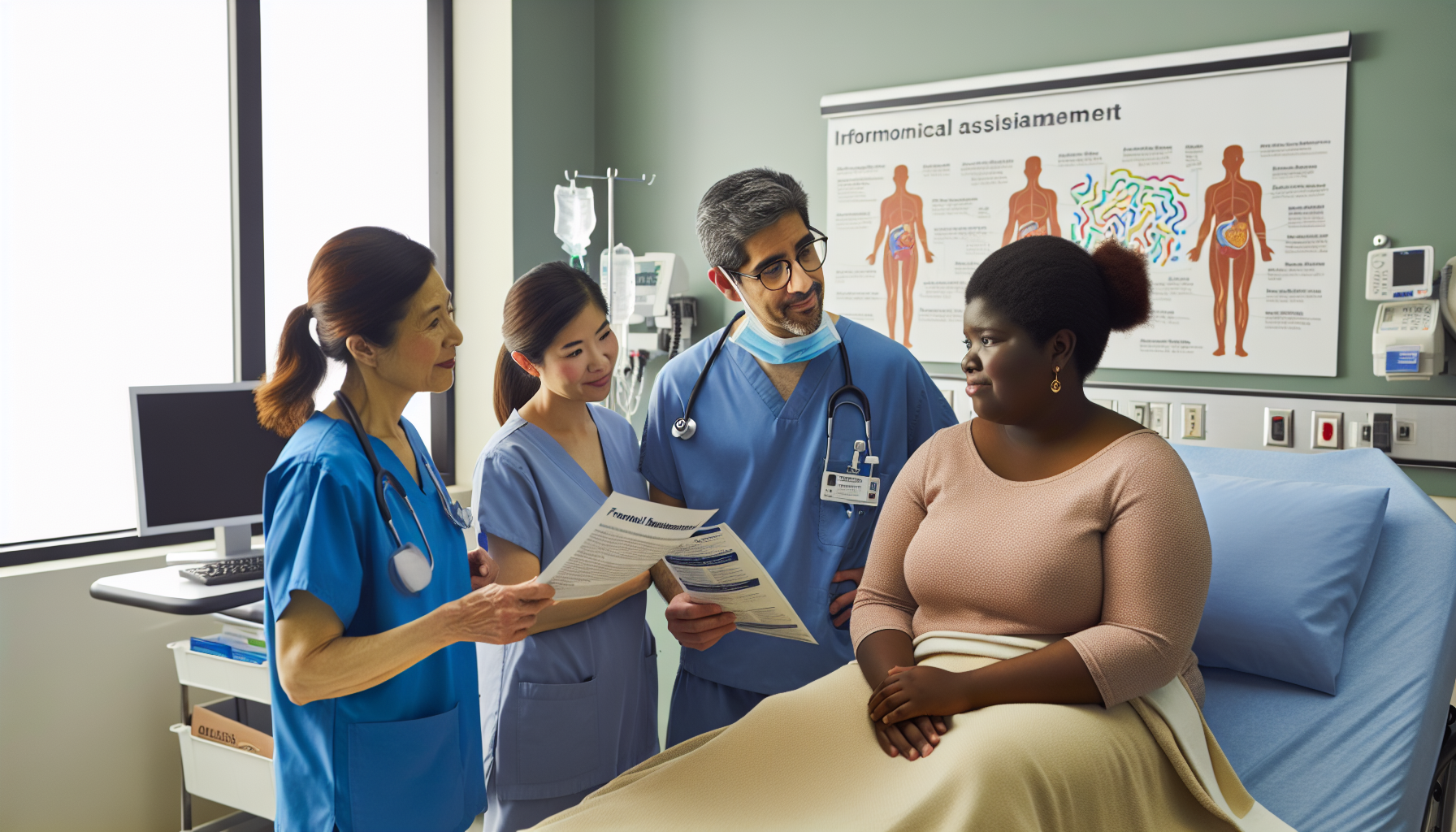 Photo of support and resources for colon resection surgery patients