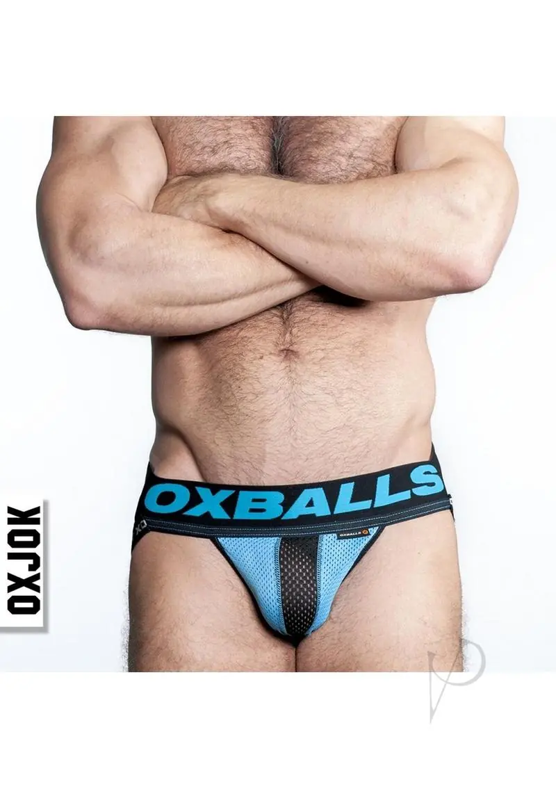 Airmesh Upthrust Slider-Strap Jock – Sky Blue – XXLarge