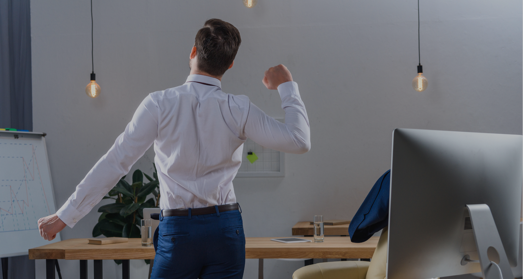 man stretching for pain relief after feeling back pain