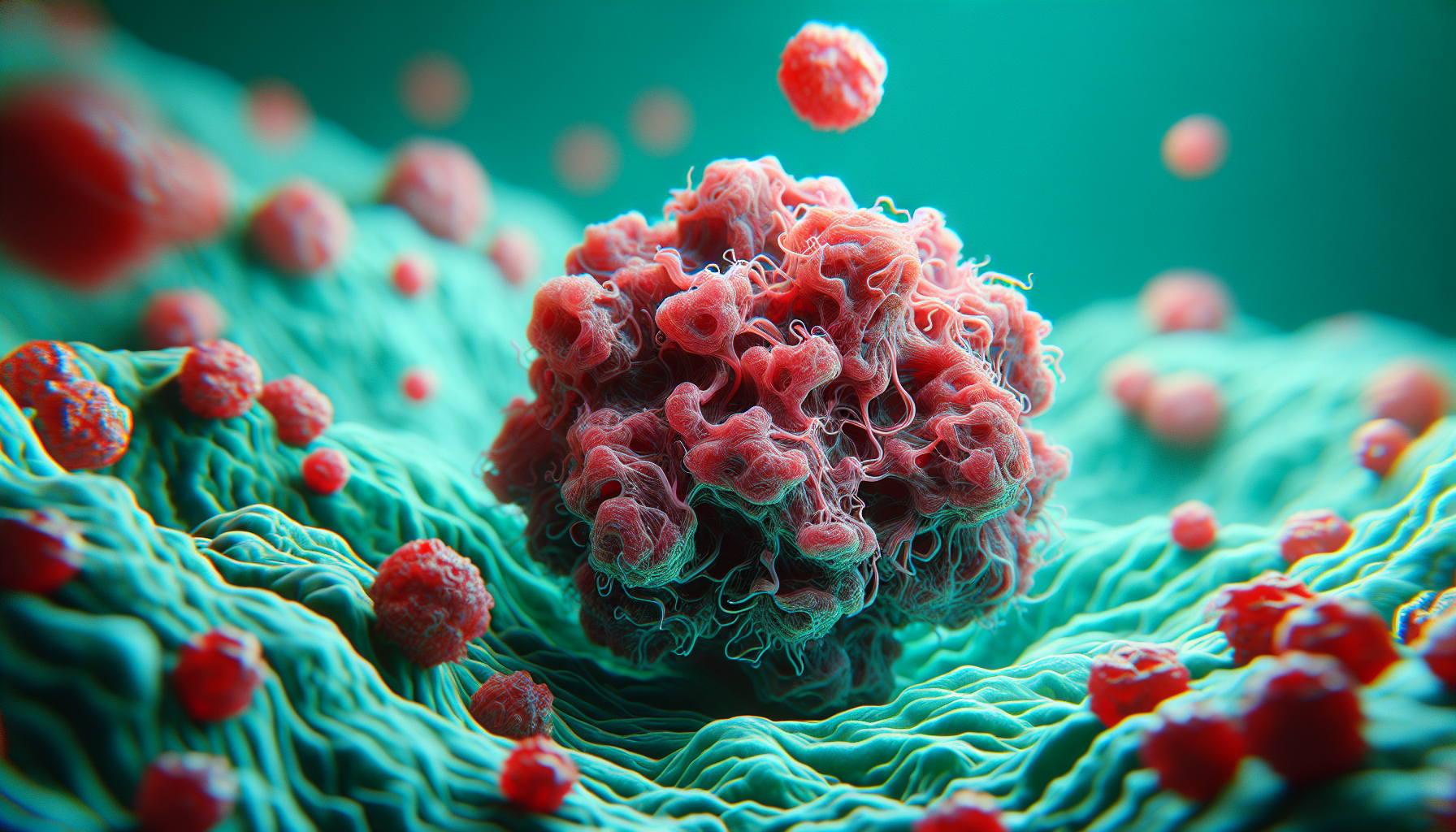 Illustration of cancer cells