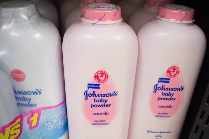 Johnson's baby powder bottle