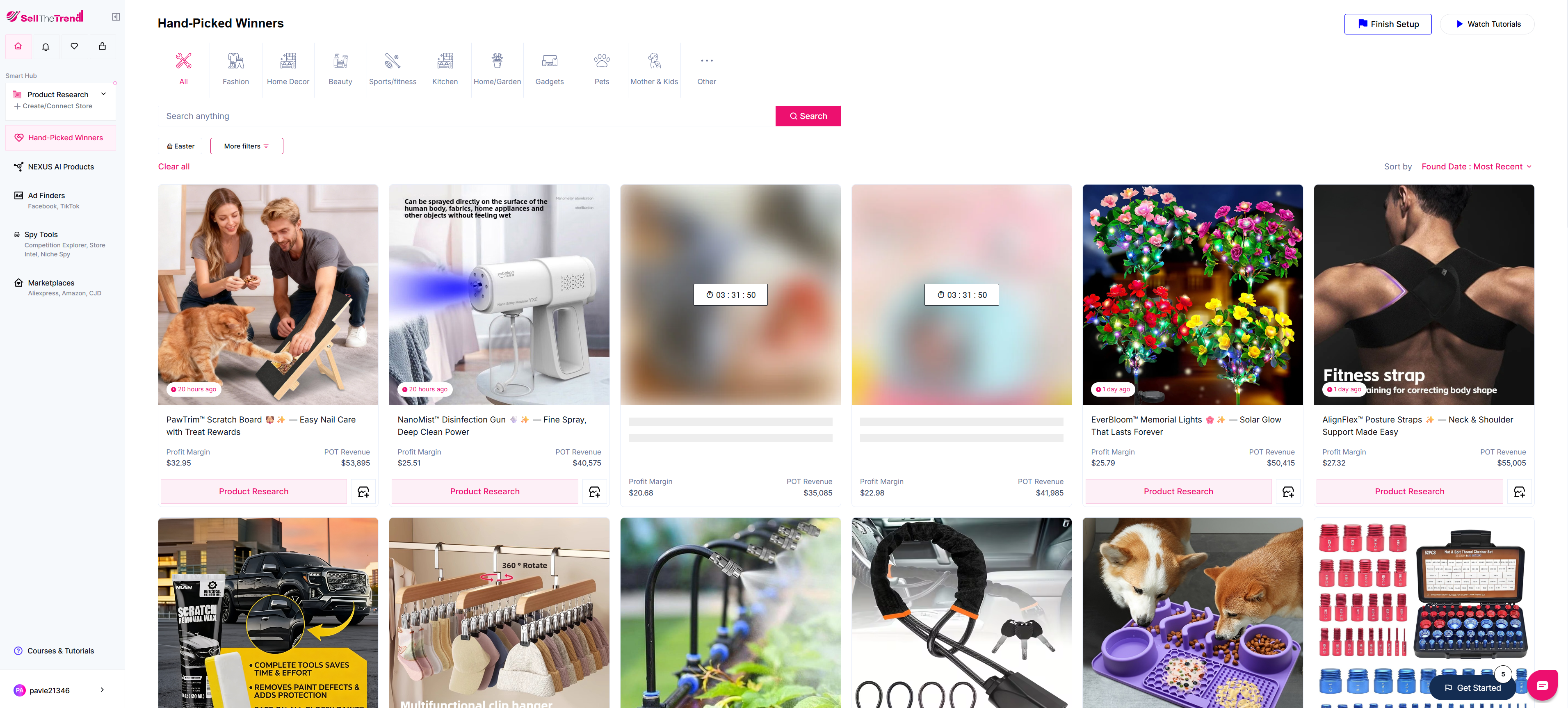 how to use sell the trend to set up your store