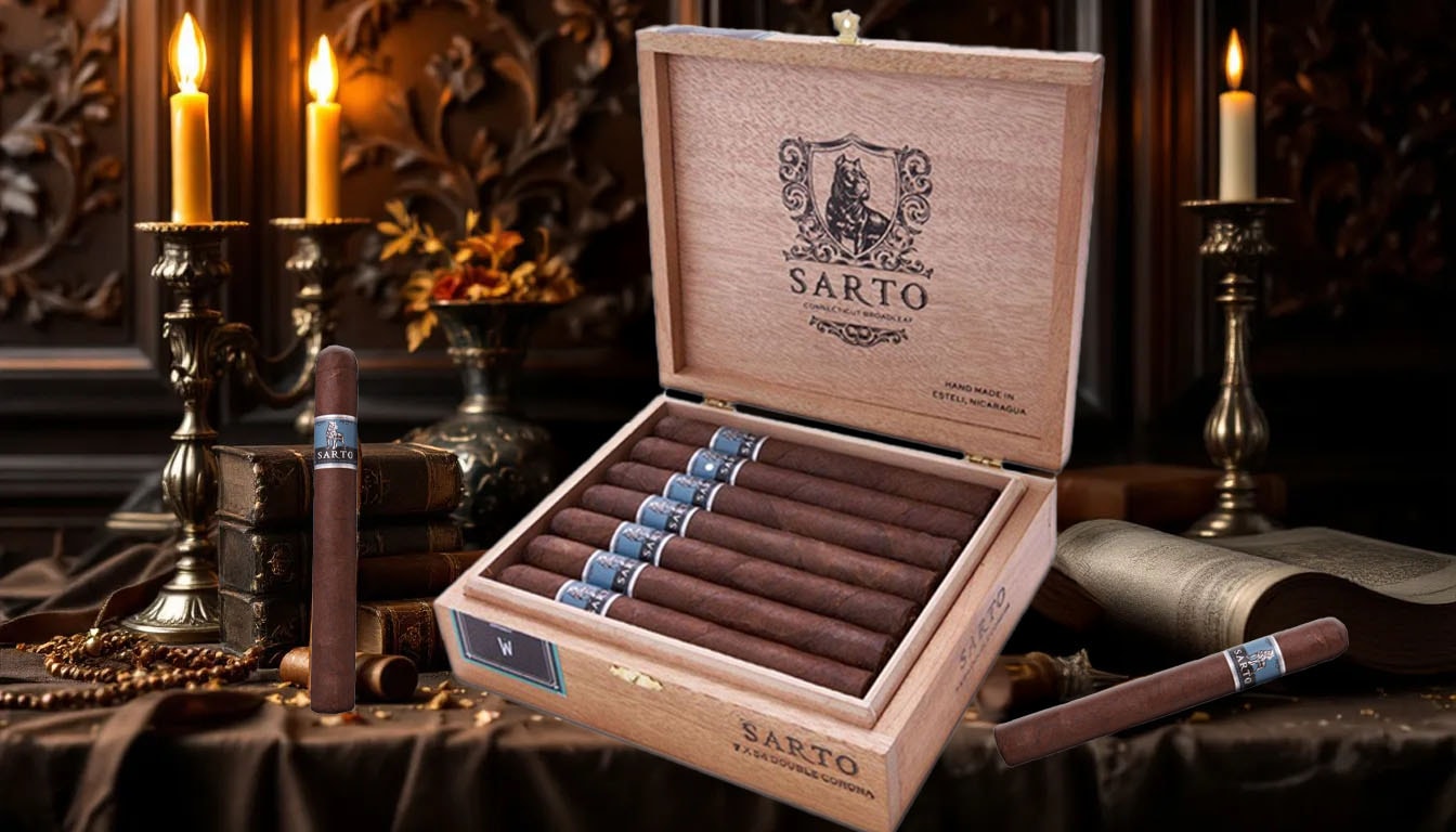 An assortment of Warped Sarto cigars displayed elegantly.