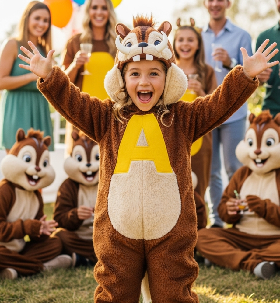Alvin and the chipmunks themes are more funny than spooky or scary, great for girls or boys and kids of all ages