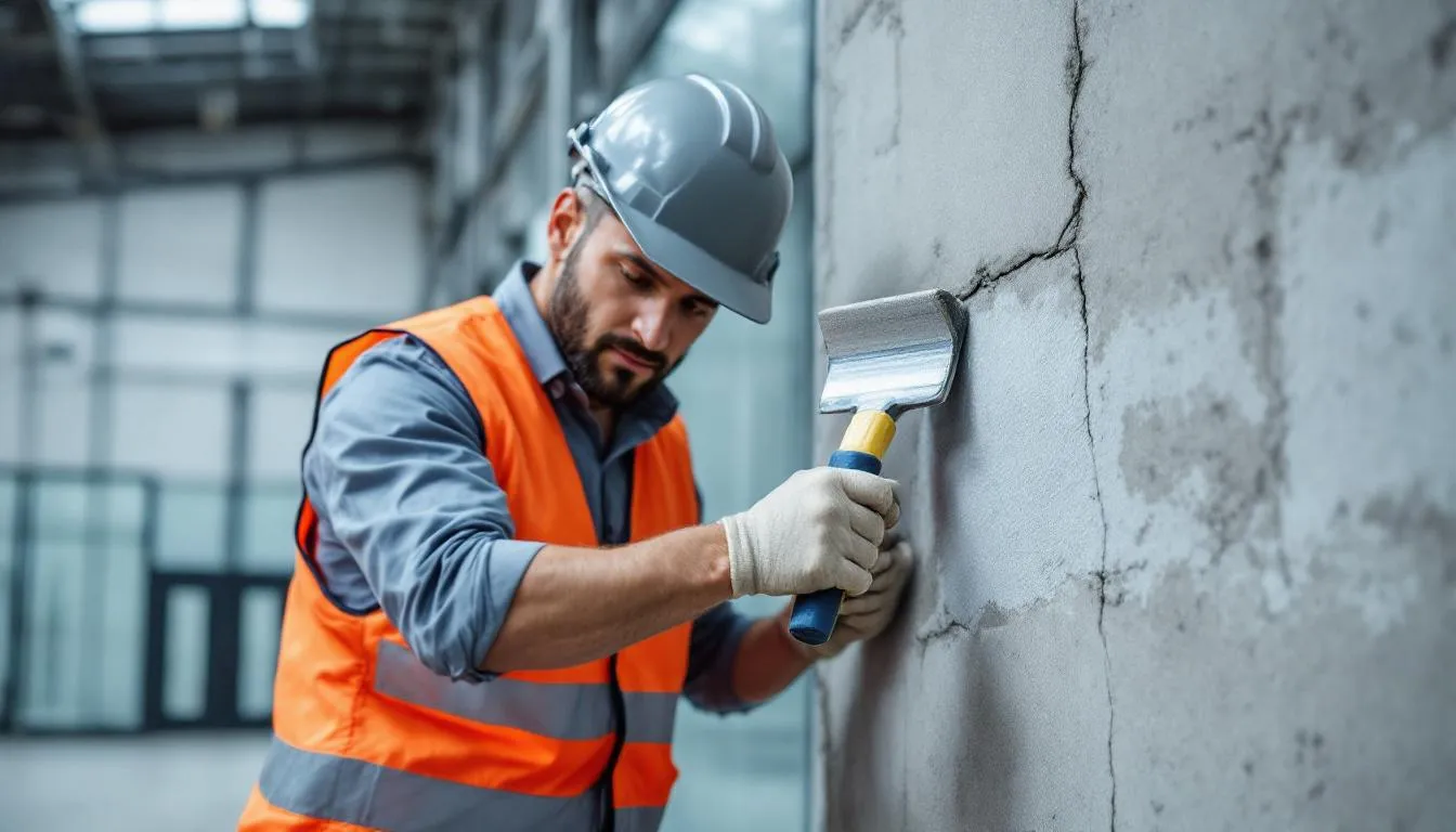 Maintaining and repairing concrete surfaces.