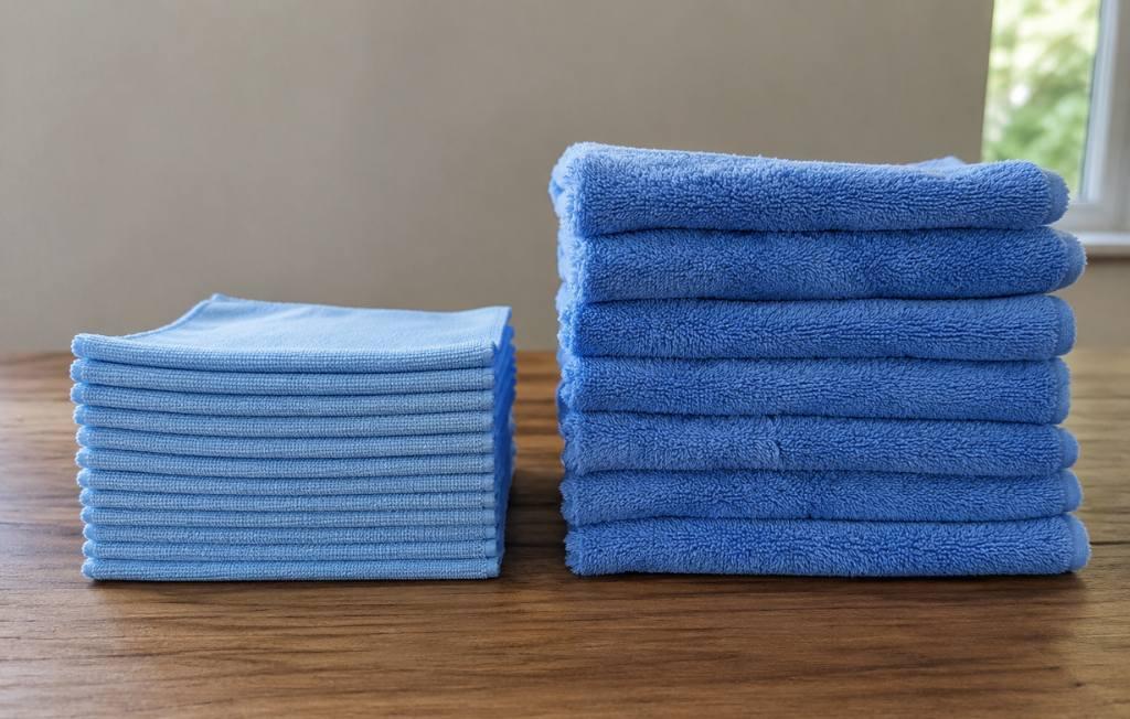 Microfiber towels with different GSM