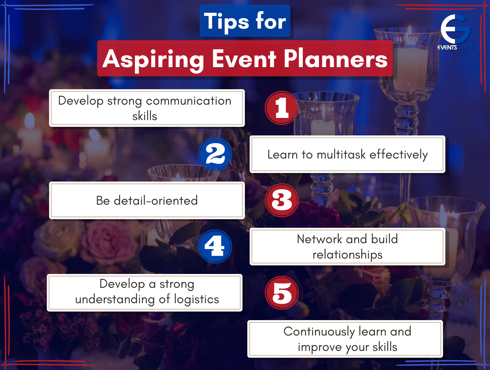 Tips for event planners