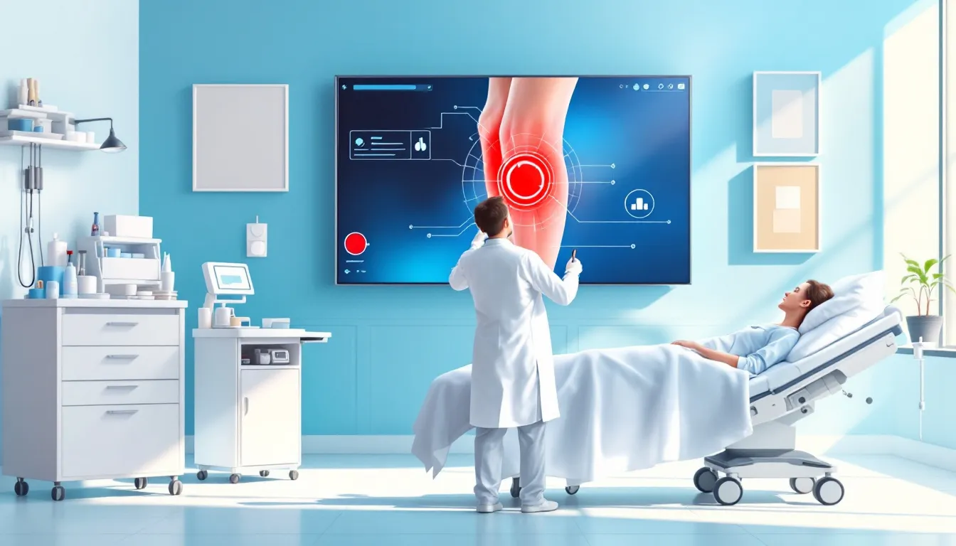 An overview of comprehensive wound care services being provided to a patient.