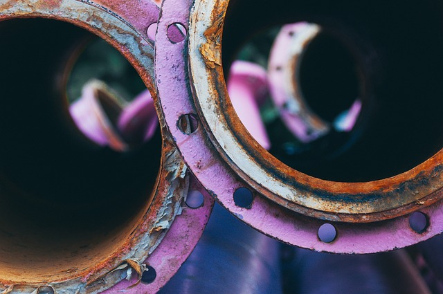 tube, metal, rust