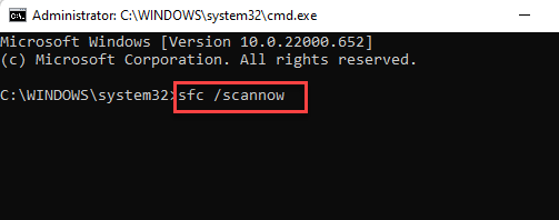 kernel security check failure cmd scannow