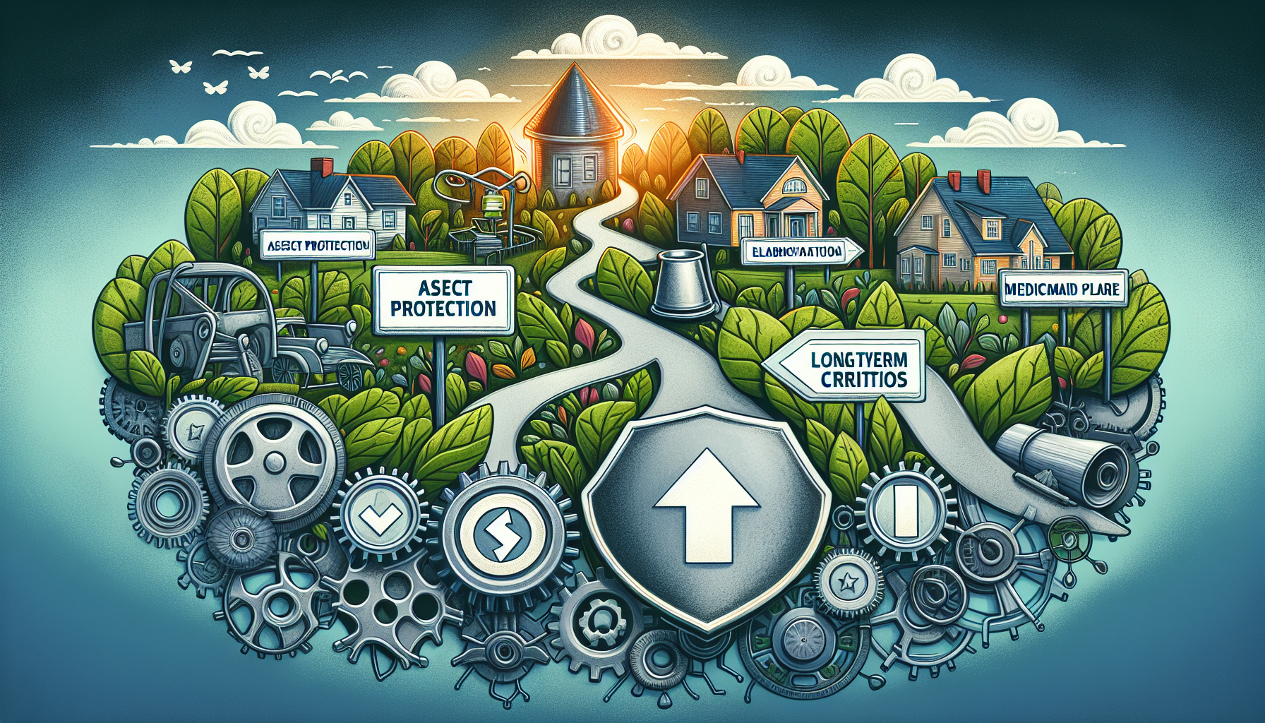 An illustration of various key Medicaid planning strategies.