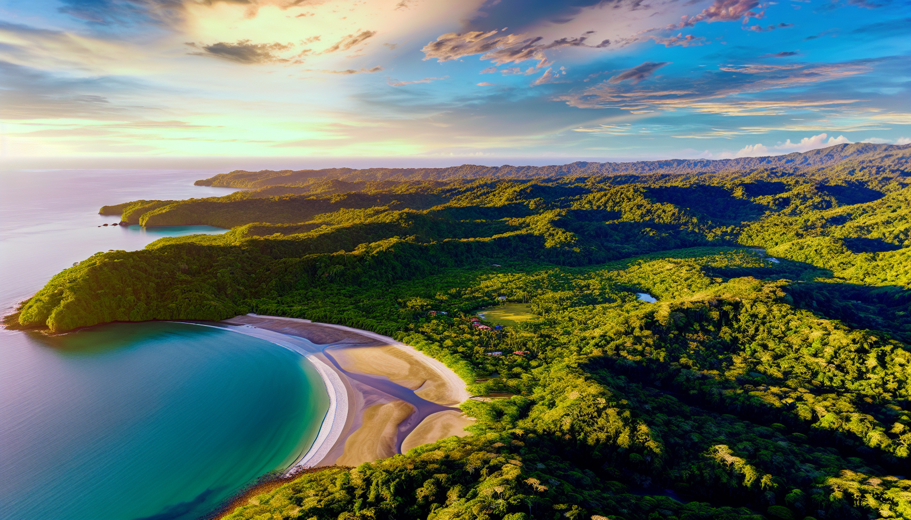 Breathtaking view of Peninsula Papagayo