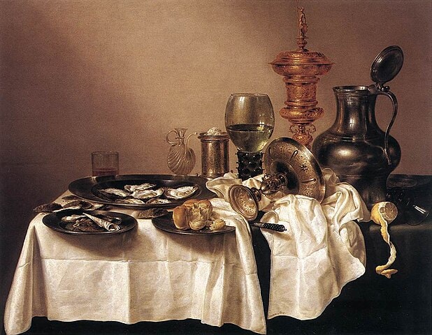 Still Life with Gilt Goblet (Willem Claesz Heda, 1635)